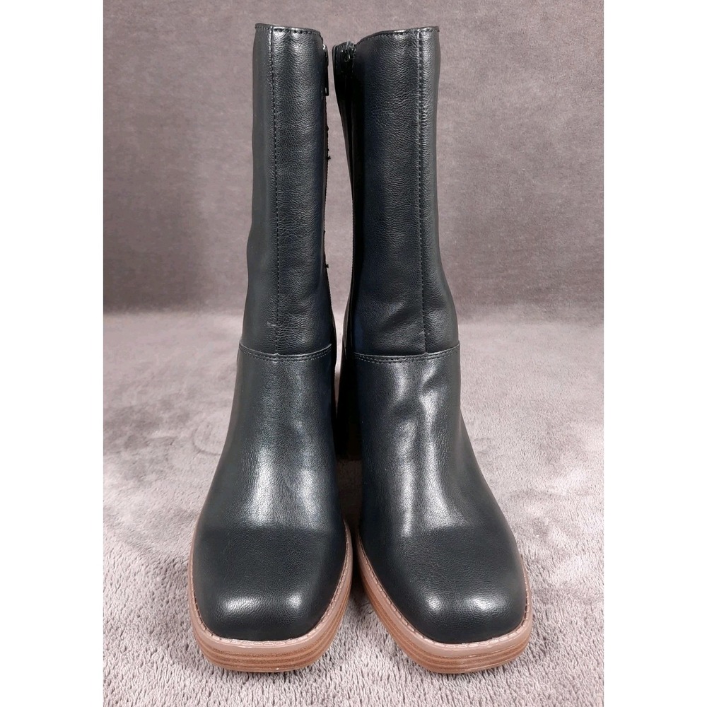 Sun + Stone Womens Aleenn Mid-Calf Boots | Black | 5.5 Medium - Picture 2 of 7